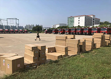 山東迅凱14套液壓破拆工具組交付某公安總隊(duì)。